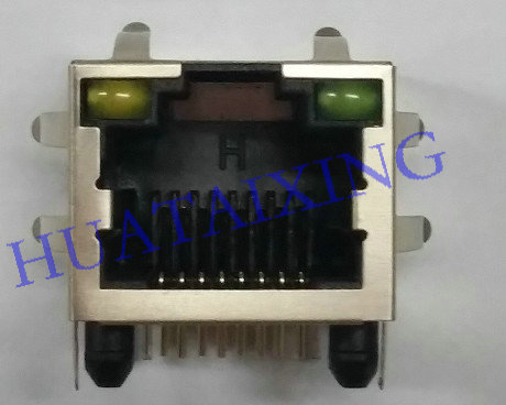 網絡插座(zuò) RJ45帶燈帶彈片